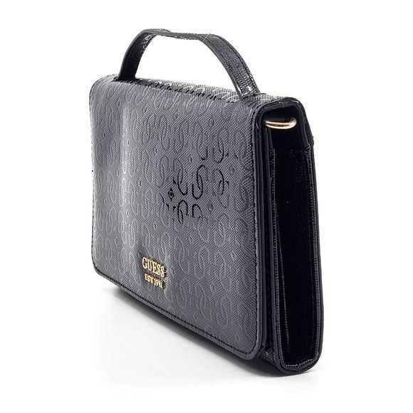 NWD Guess Black Kamryn Top Handle Crossbody Wallet $58.00 - Picture 4 of 8